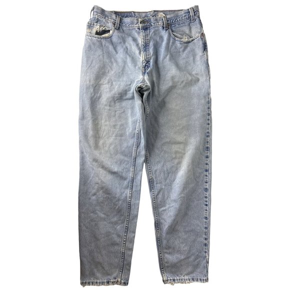 Levi's 560 Discontinued Men's Vintage Distressed Jeans38 x 34 Light Blue Denim